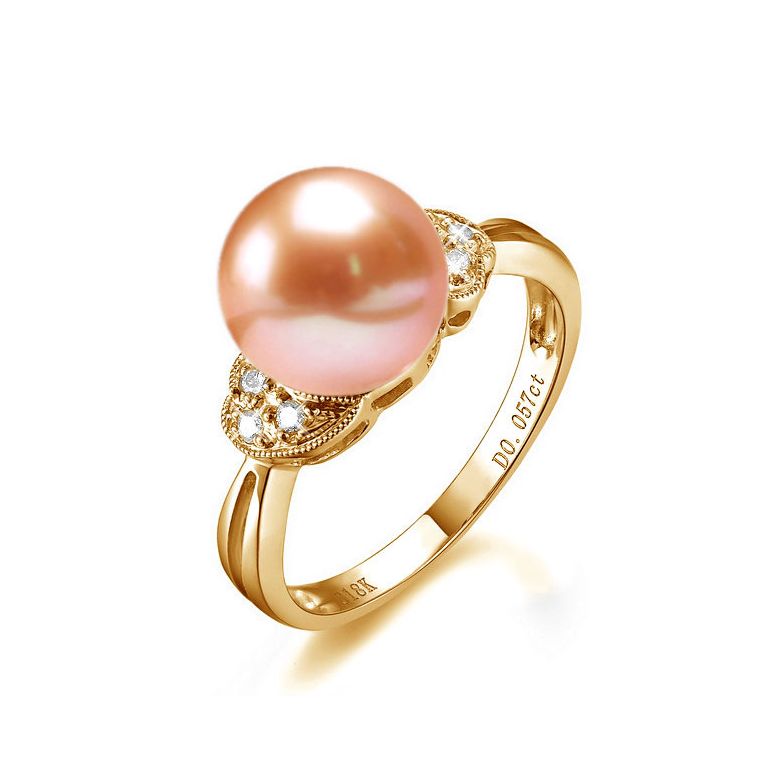 Anello Heureux Stratagème - Oro Giallo 18kt e Perla d'Acqua Dolce - 1