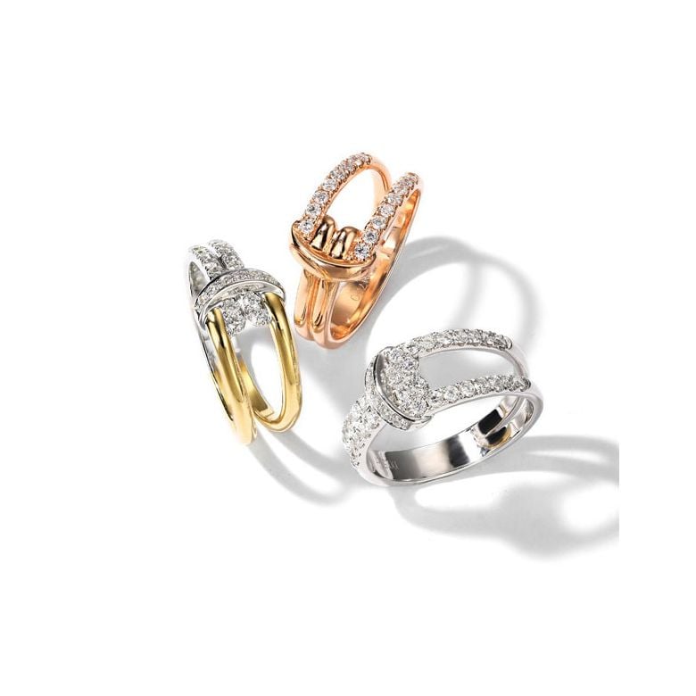 Anello Nodo Marino Oro giallo, Diamanti | Gemperles - 8