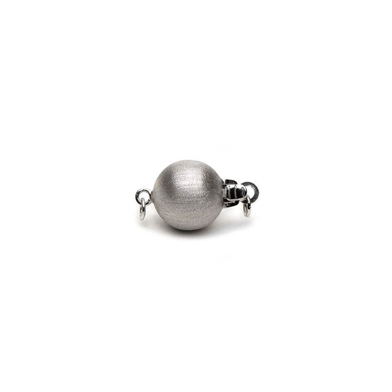 Chiusure Stardust. Palla 8mm - Oro bianco 18kt - 1