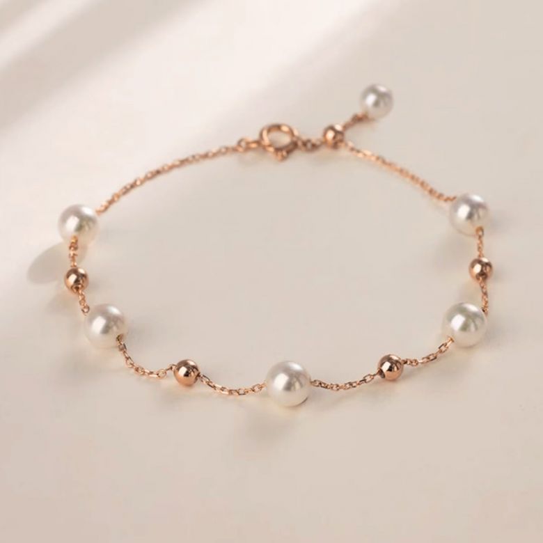 Bracciale Solstizio oro rosa - 1