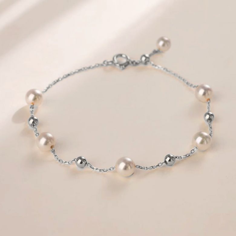 Bracciale Solstizio oro bianco - 1