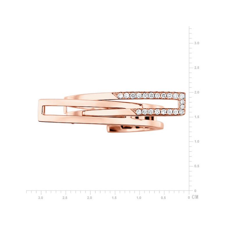 Anello Donna trasformabile in Ciondolo Cuore. Oro rosa e Diamanti | Exception - 3