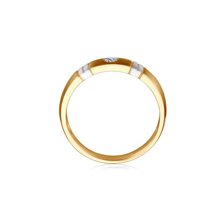 Coppia Fedi Nuziali. Diamanti, oro giallo e bianco | Garbo & Anderson - 3