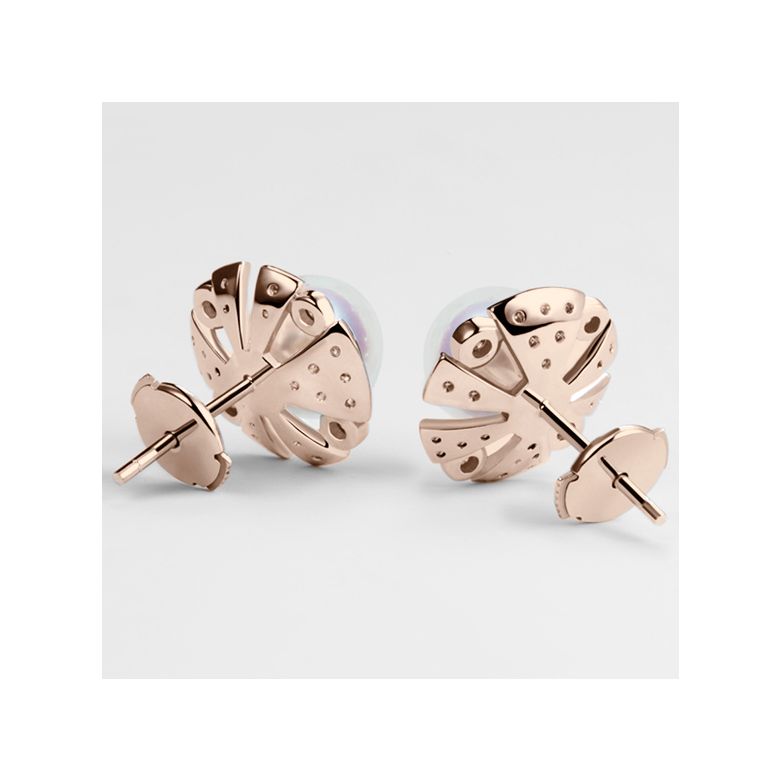 Orecchini Kenshi - Oro Rosa, Diamanti & Perle Akoya - 3