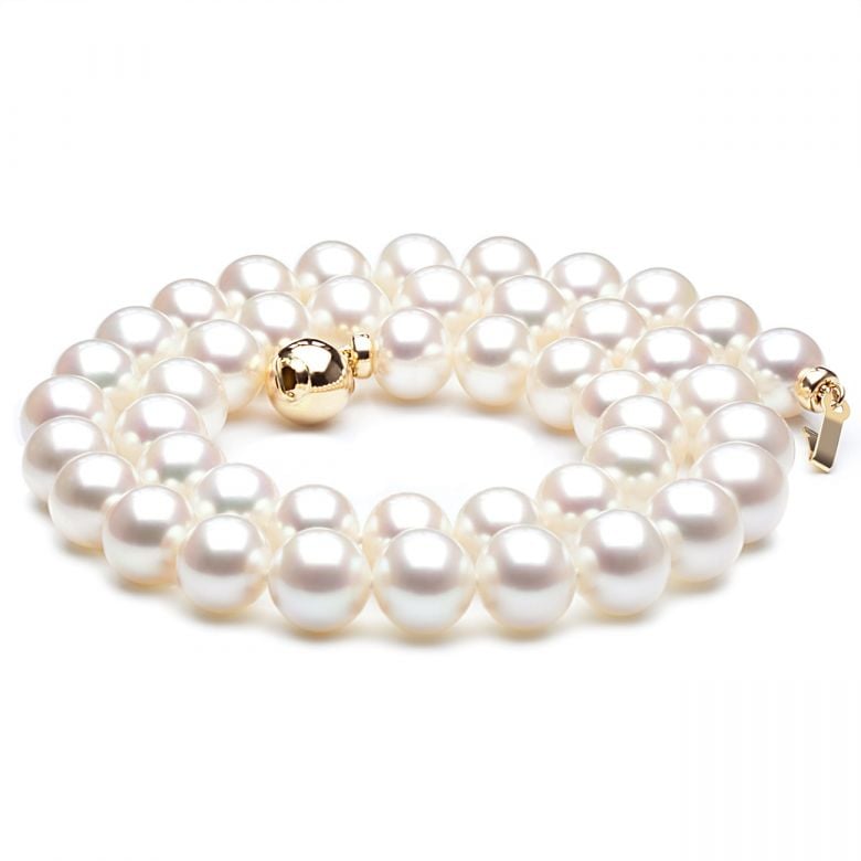 Collana Apollo  - Perle d'Acqua Dolce Bianche - 8.5/9.5mm, AAA - 1