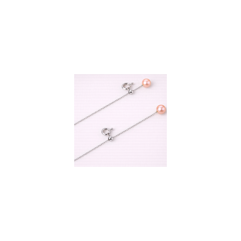 Catena forzatina 45cm. Oro bianco 18ct. Regolabile 35–45 cm, 1,0g - 1