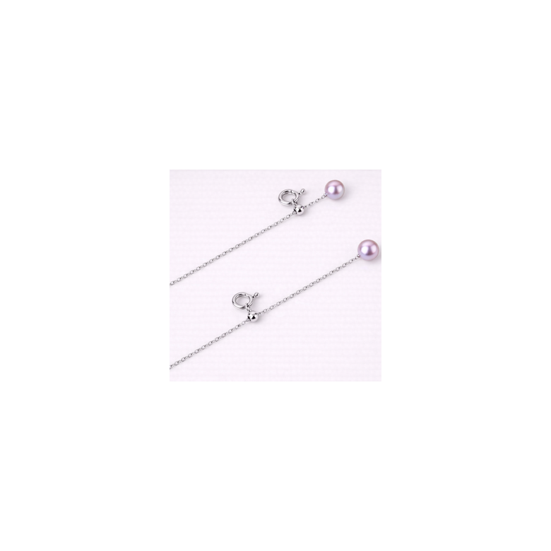 Catena forzatina 45cm. Oro bianco 18ct. Regolabile 35–45 cm, 1,0g - 1