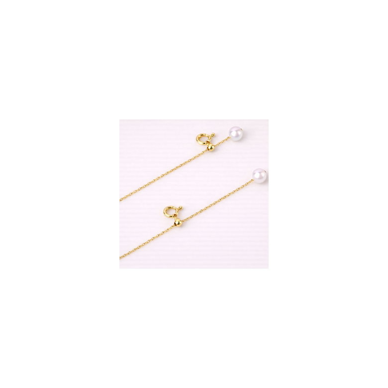 Catena forzatina 45cm. Oro giallo 18ct. Regolabile 35–45 cm, 1,0g - 1
