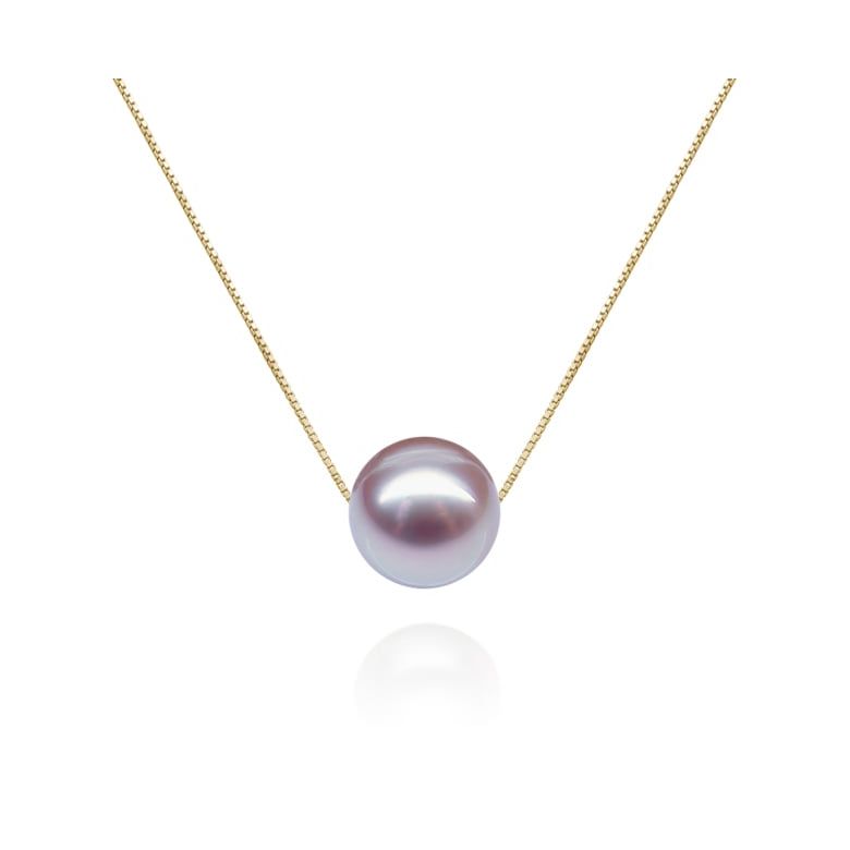 Girocollo Douceur perlée Oro Giallo 18kt, Perla di Acqua Dolce Rosa 10/10.5mm - 6