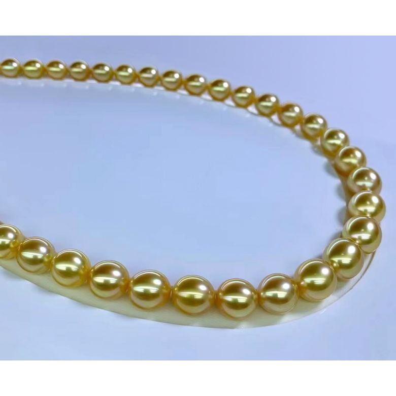 Collana di perle australiane - 9/12mm - AA+ - 2