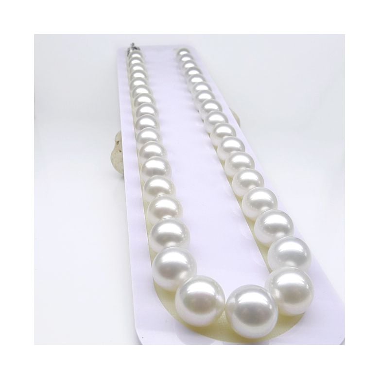 Collana perle d'Australia bianche - 11/13mm - AAA - 5