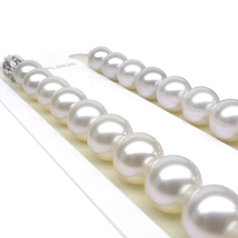 Collana perle d'Australia bianche - 11/13mm - AAA - 3
