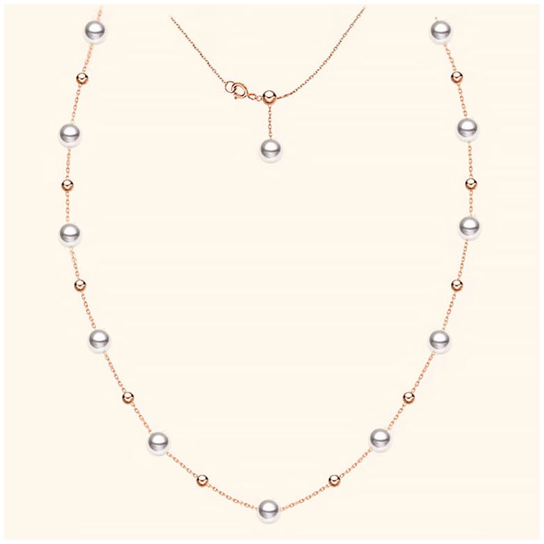 Collana Solstizio oro rosa - 1