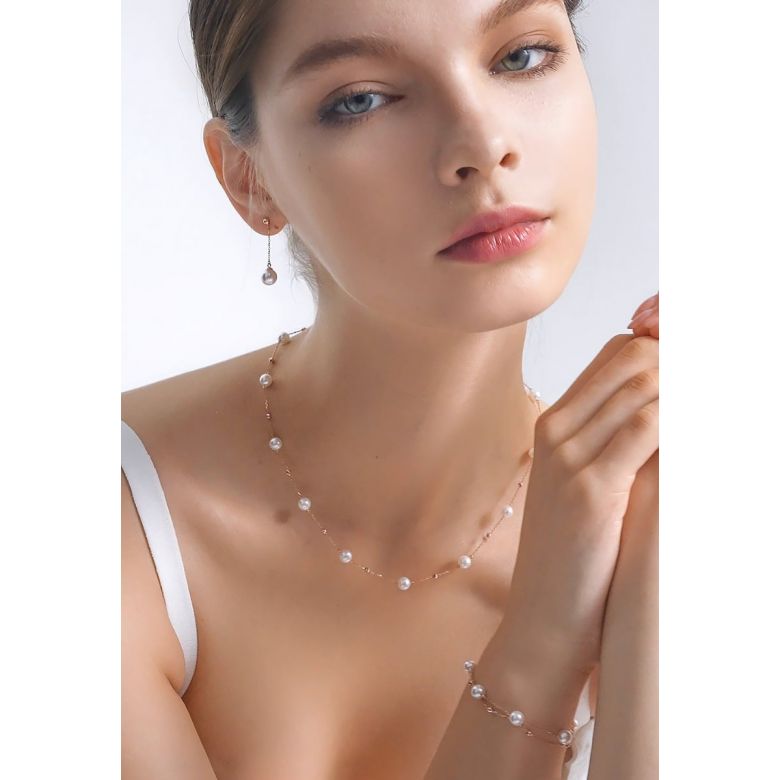 Collana Solstizio oro rosa - 2