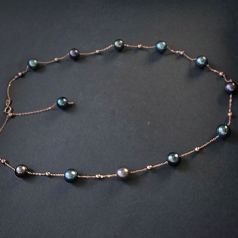 Collana Solstizio IV oro rosa - 1
