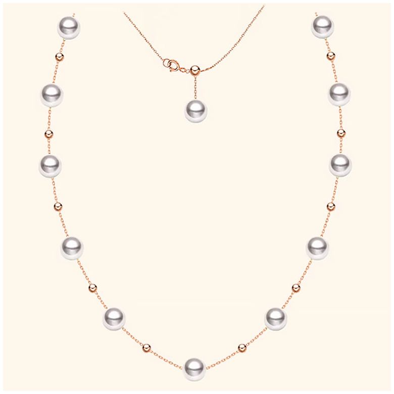 Collana Solstizio III oro rosa - 2