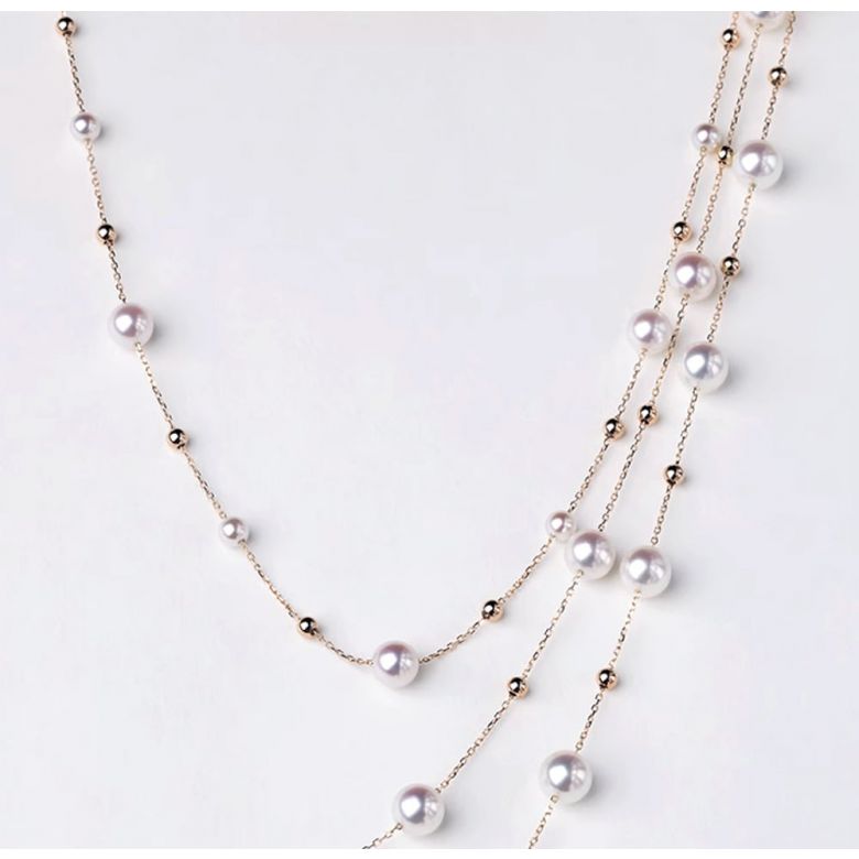 Collana Solstizio III oro rosa - 6