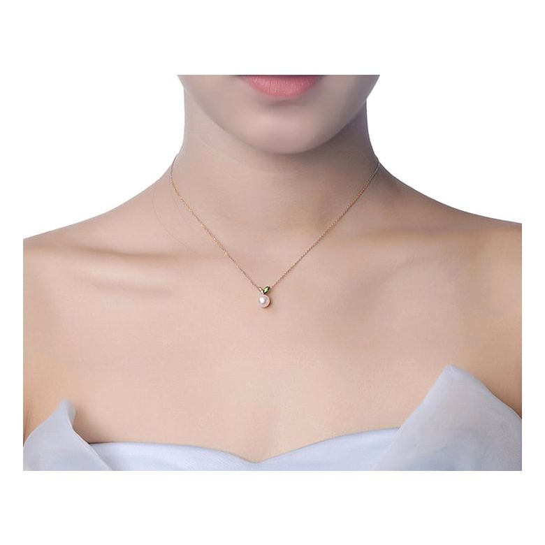 Ciondolo Péridoshima Mon Amour - Oro Rosa, Diamanti e Perla Akoya - 10