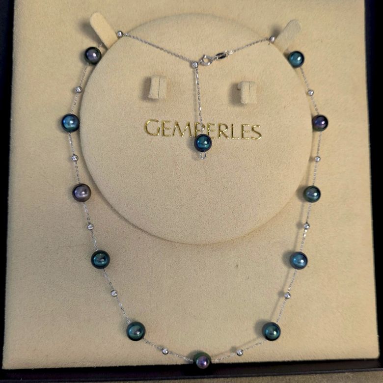 Collana Solstizio IV oro bianco - 4