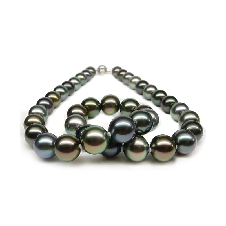 Collana Yvannah Lolita - Perle Coltivate Miste di Tahiti - 4