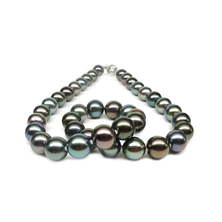 Collana Spartokos - Perle Coltivate Miste di Tahiti - 1