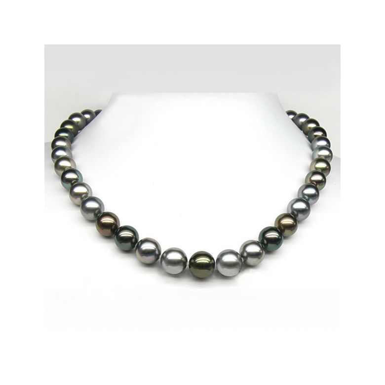 Collana Le Bel - Perle Coltivate Miste di Tahiti oro giallo - 2