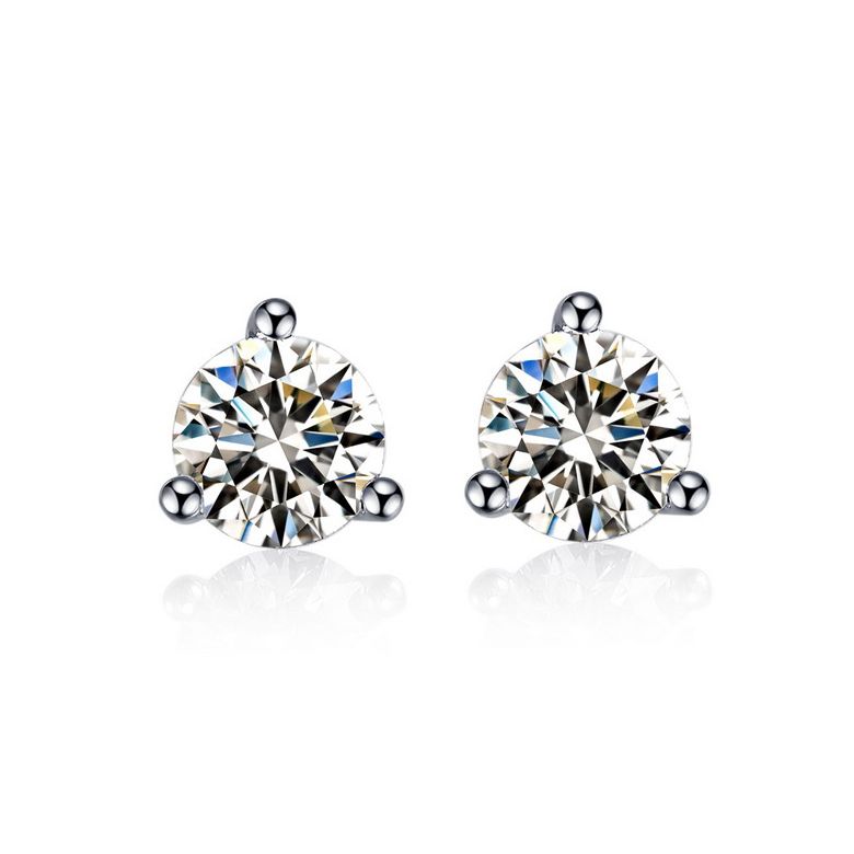 Orecchini Godounov - Punto Luce in Platino & Diamanti - 1
