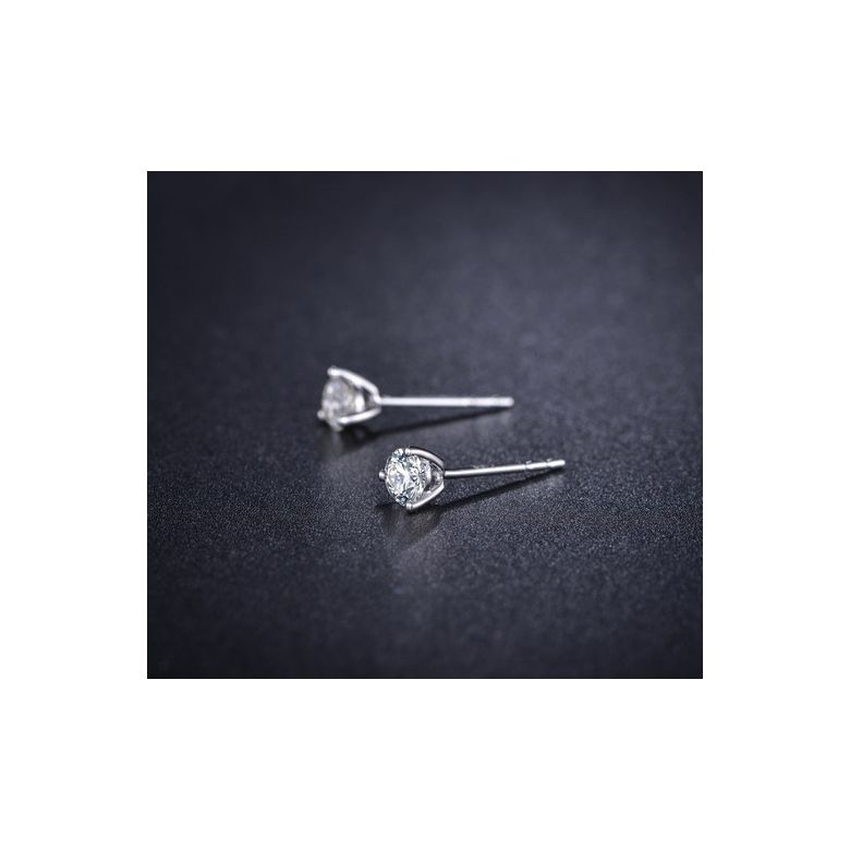 Orecchini Godounov - Punto Luce in Platino & Diamanti - 6