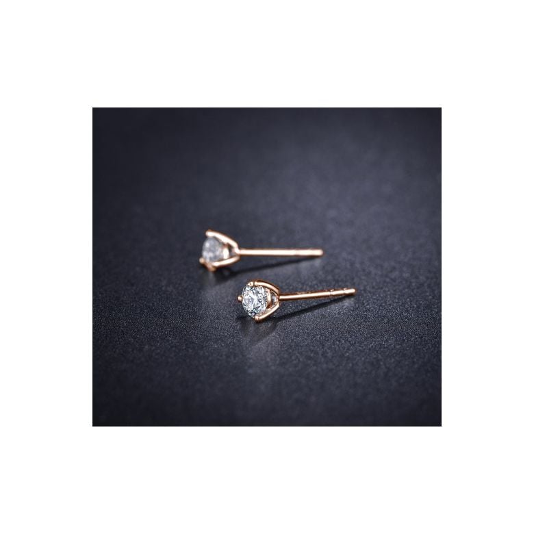Punto Luce da Donna con Diamanti Godounov - Oro Rosa - 6