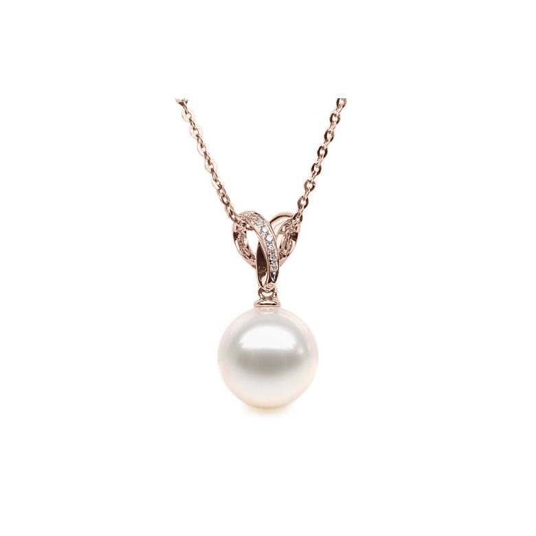 Ciondolo Jardin Secret - Oro Rosa, Diamanti e Perla d'Acqua Dolce - 5