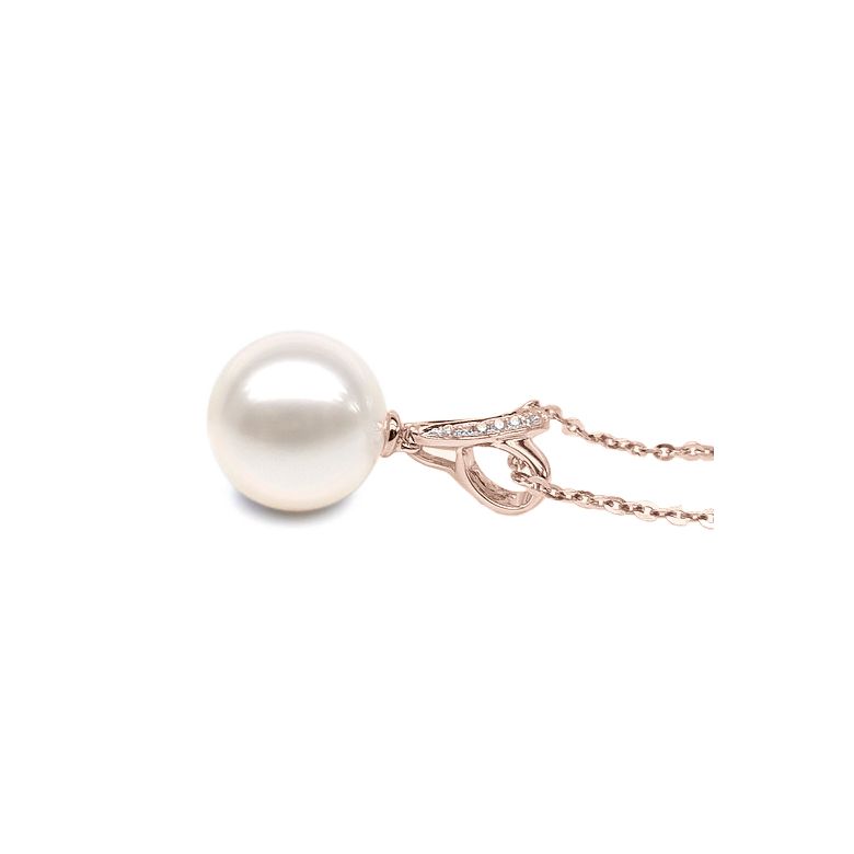 Ciondolo Jardin Secret - Oro Rosa, Diamanti e Perla d'Acqua Dolce - 2