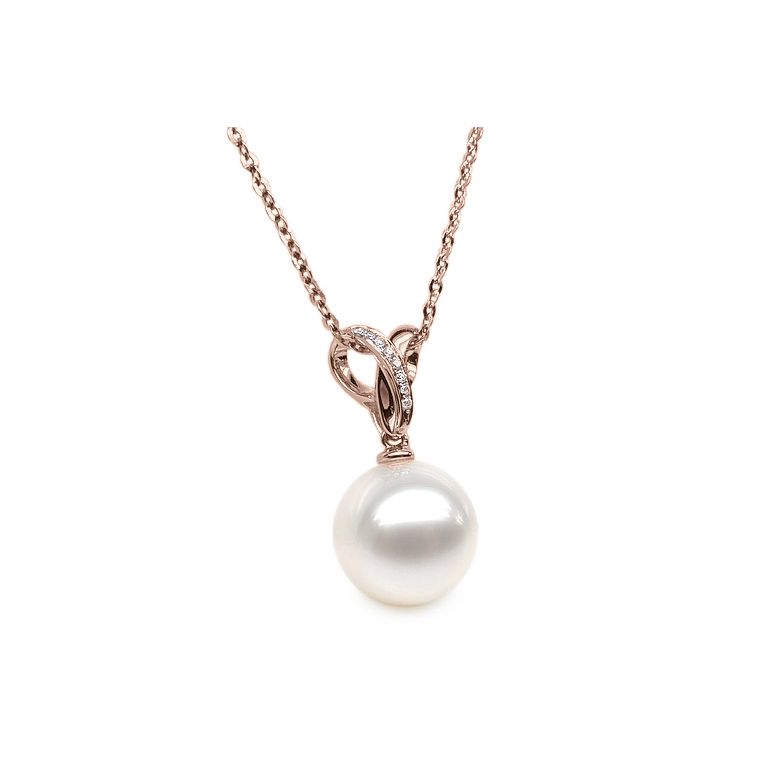 Ciondolo Jardin Secret - Oro Rosa, Diamanti e Perla d'Acqua Dolce - 4