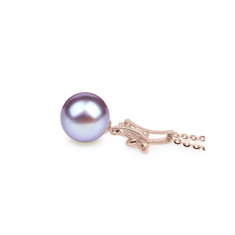 Ciondolo Nodo Meraviglioso - Oro Rosa 18kt e Perla d'Acqua Dolce - 9