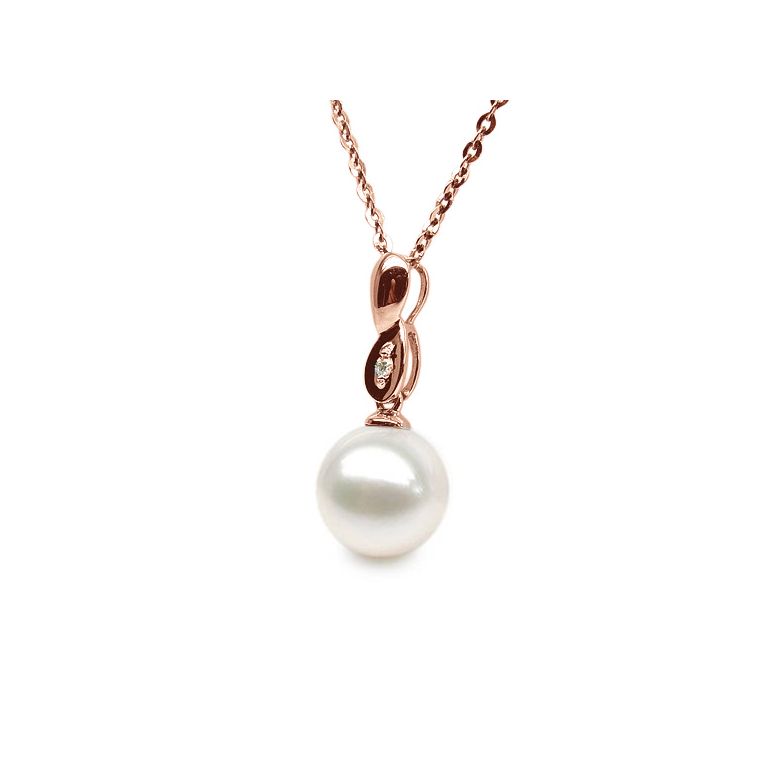 Ciondolo Engrenage - Oro Rosa 18kt e Perla d'Acqua Dolce - 2
