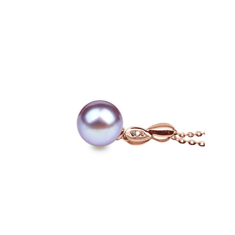 Ciondolo Engrenage - Oro Rosa 18kt e Perla d'Acqua Dolce - 9