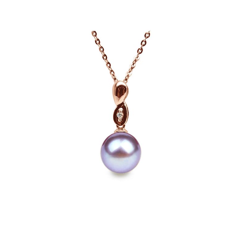 Ciondolo Engrenage - Oro Rosa 18kt e Perla d'Acqua Dolce - 10