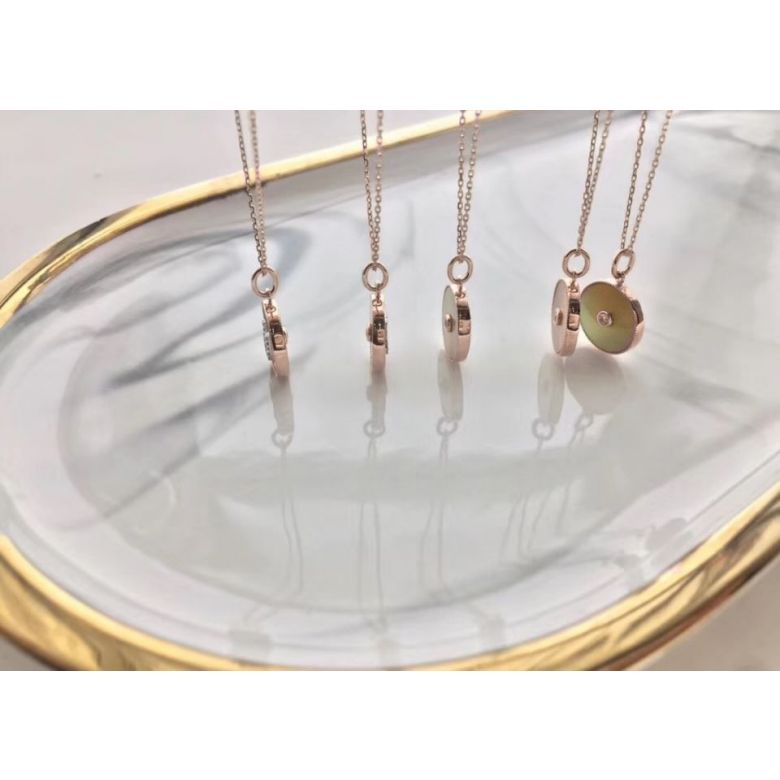 Ciondolo Lettera Alfabeto - Medaglia in Oro 18ct & Diamante VS/G | Gemperles oro rosa - 13