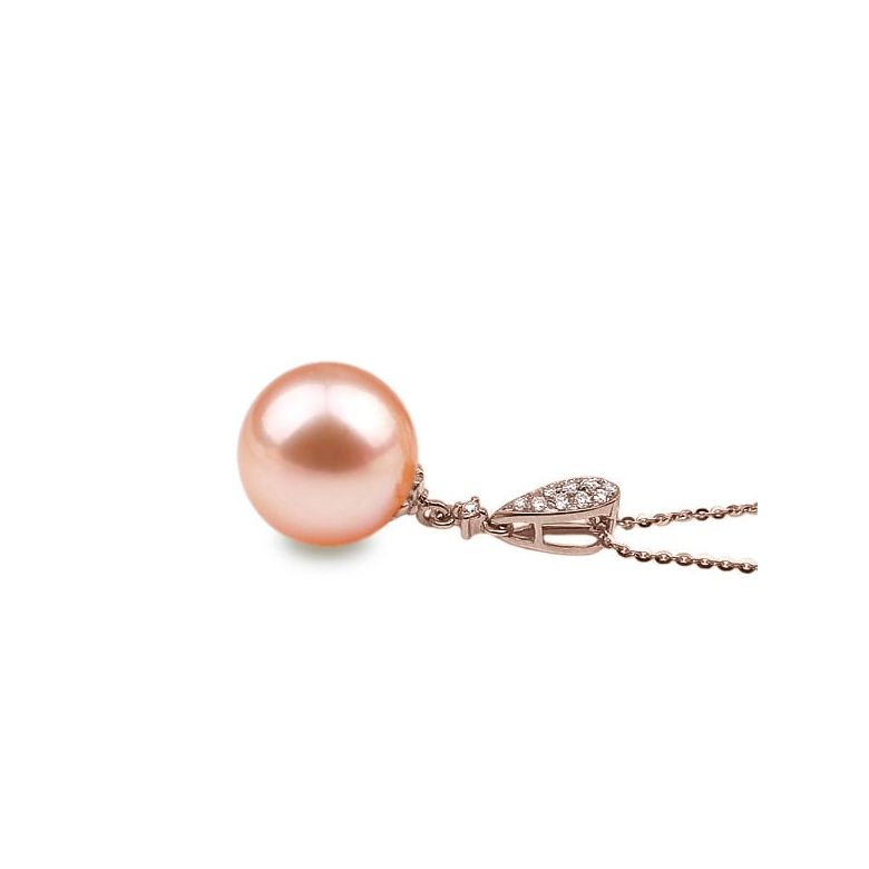 Ciondolo Andromède Oro Rosa 18kt, Perla di Acqua Dolce Rosa 10/10.5mm - 2