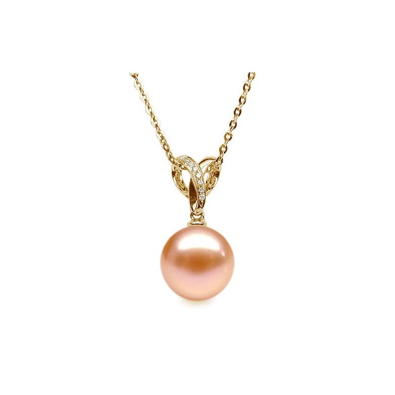 Ciondolo Jardin secret Oro Giallo 18kt, Perla di Acqua Dolce Rosa 10/10.5mm - 2