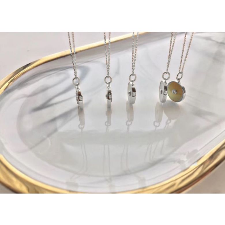 Ciondolo Lettera Alfabeto - Medaglia in Oro 18ct & Diamante VS/G | Gemperles oro bianco - 13