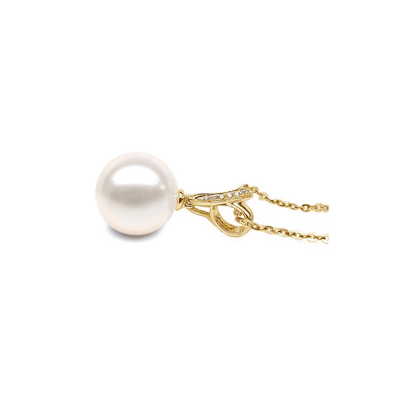 Ciondolo Jardin Secret - Oro Giallo, Diamanti e Perla d'Acqua Dolce - 5