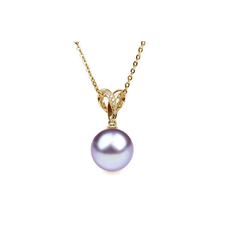 Ciondolo Jardin Secret - Oro Giallo, Diamanti e Perla d'Acqua Dolce - 11