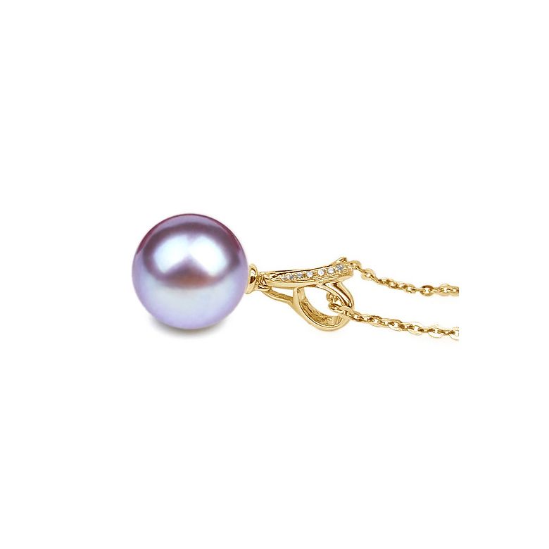 Ciondolo Jardin Secret - Oro Giallo, Diamanti e Perla d'Acqua Dolce - 12