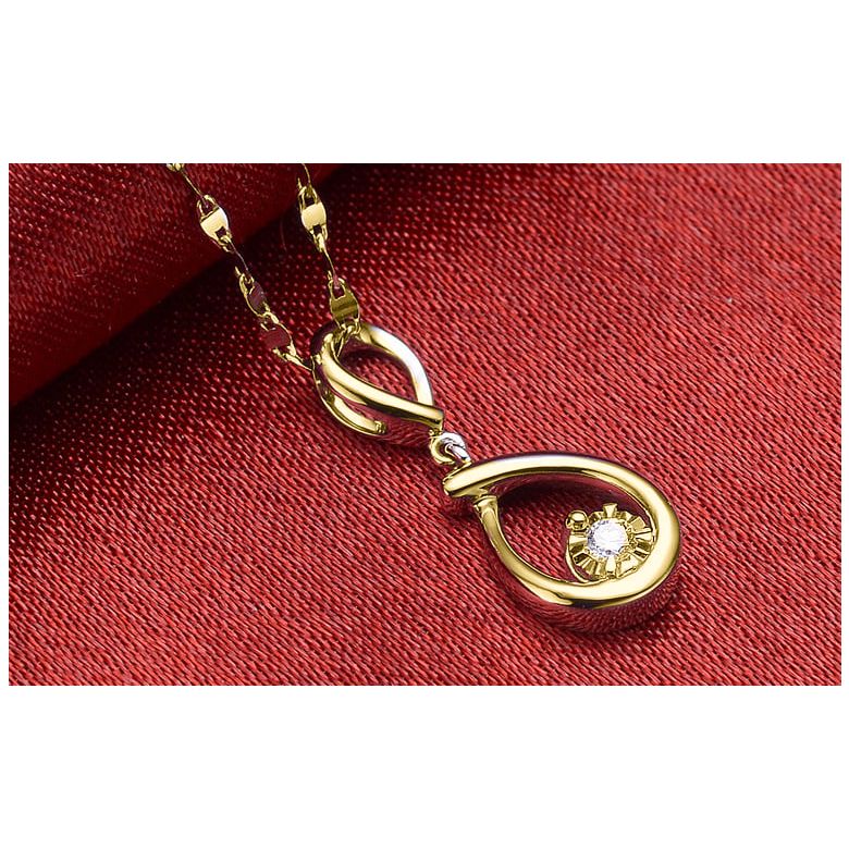 Ciondolo lasso in oro giallo e diamante - Attrape moi si tu m'aimes - 4