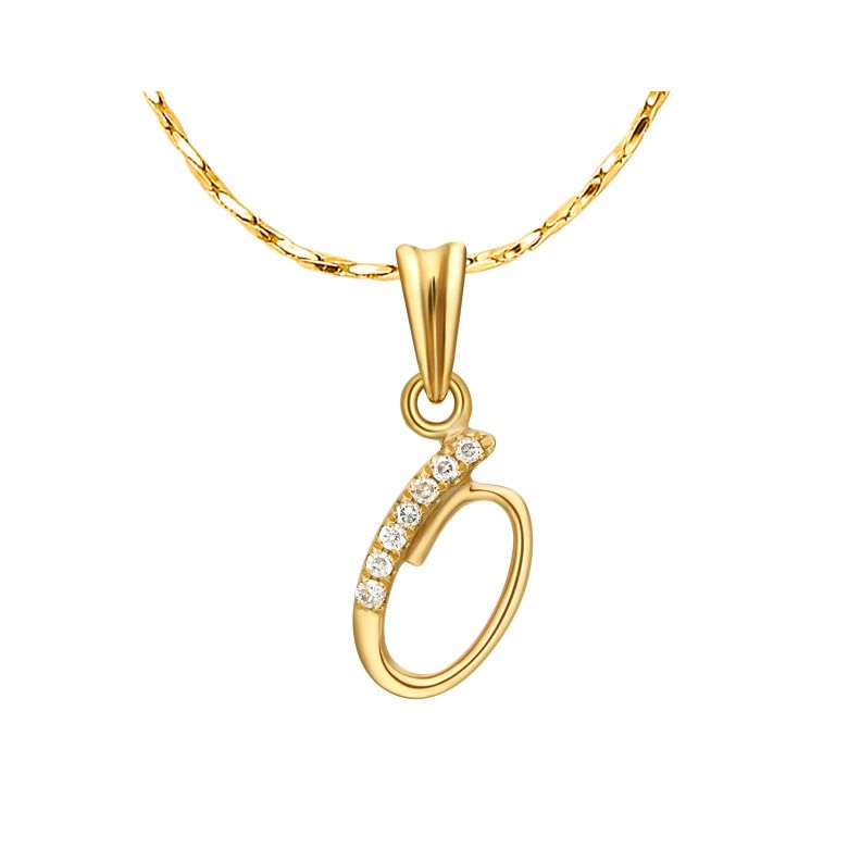 Ciondolo 0 - Oro giallo 18cts e diamanti 0.035ct - 1