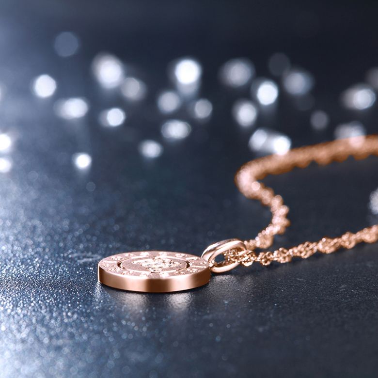Ciondolo Scorpio Oro rosa. Signe du scorpion. Zodiaque - 4