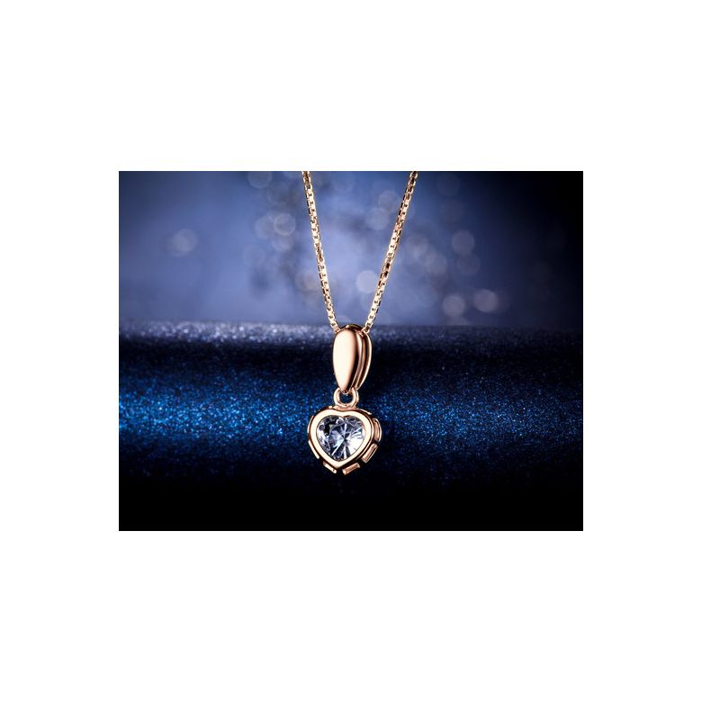 Ciondolo con Diamanti in Oro rosa 18 carati. Your Best Friend - 5