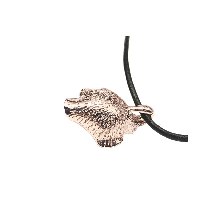 Ciondolo Oro Rosa 18kt, Perla Tahiti - Collana Cuoio - 3