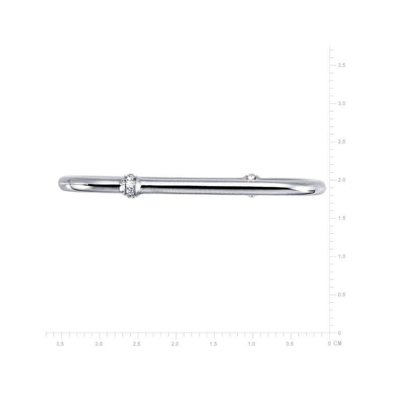 Ciondolo - Oro bianco 3.63gr - Diamanti 0.060ct - 2