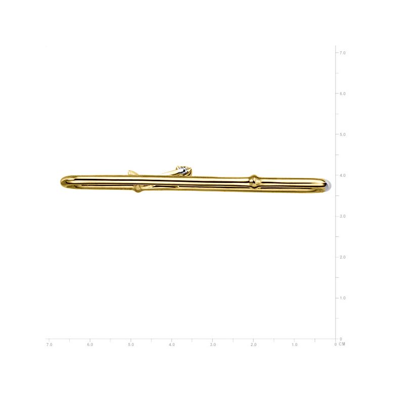 Ciondolo - Oro giallo 6.80gr - Diamanti 0.173ct - 2